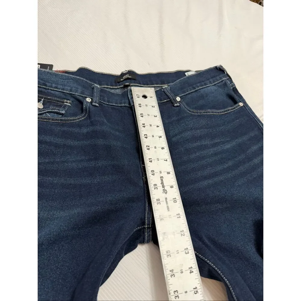 NWT True Religion Men’s Dark Oak Wash Ricky Straight Denim Jeans Size 38 X 34